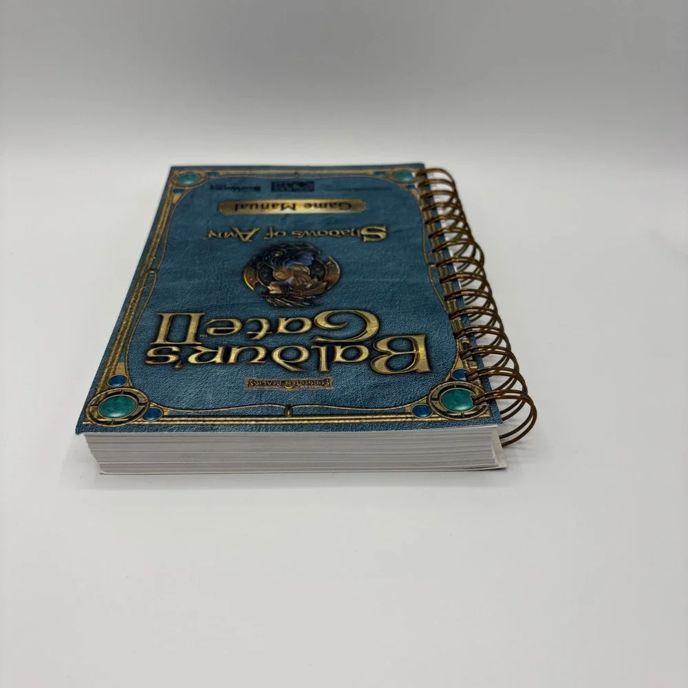Baldurs Gate II Shadows‎ of Amn PC Game Manual ONLY Forgotten Realms Bioware
